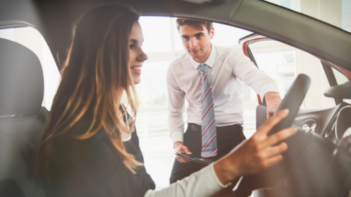 people in the car