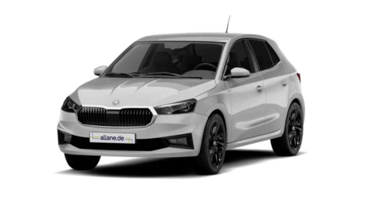 Skoda Fabia weiß vorne