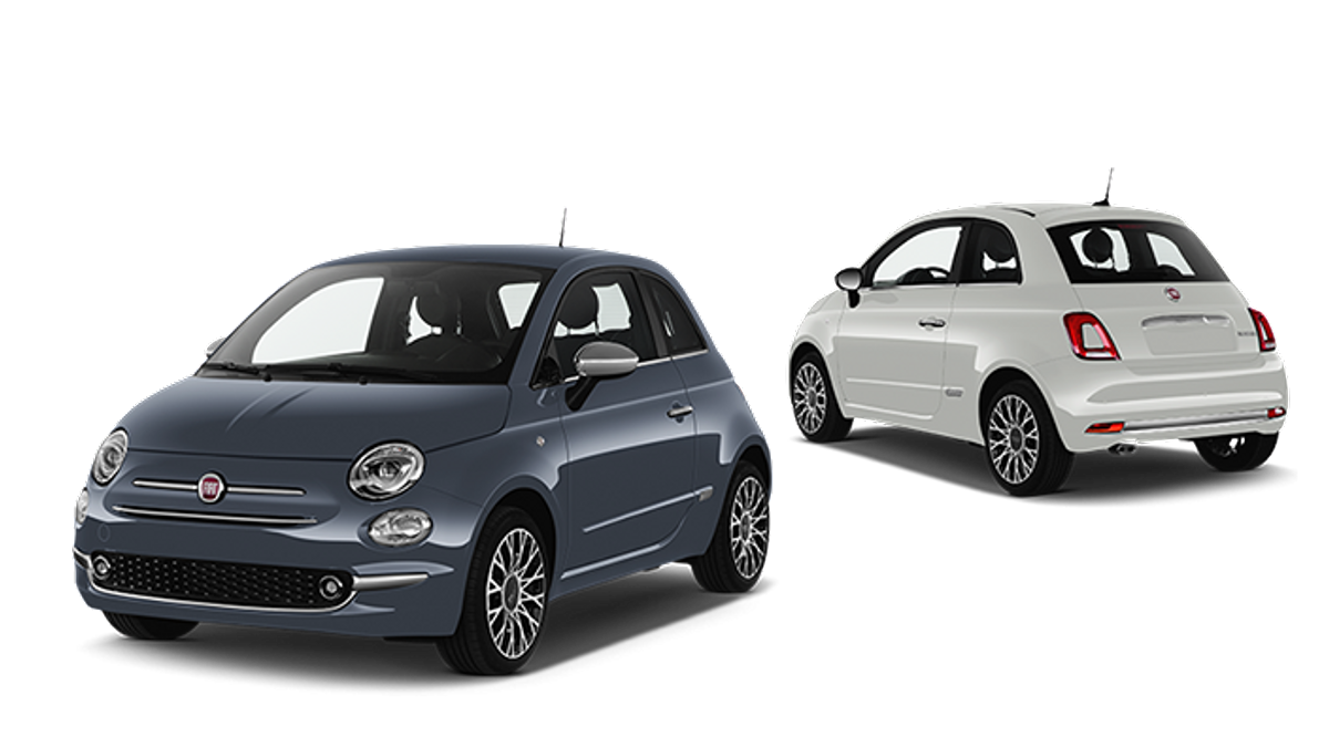 Fiat 500 in weiß oder grau bei Sixt Neuwagen sichern
