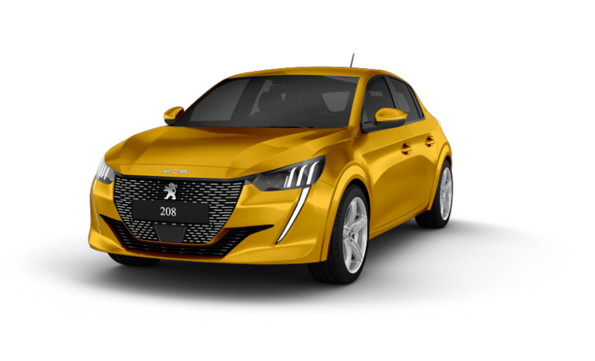 Peugeot_e-208-Active-yellow
