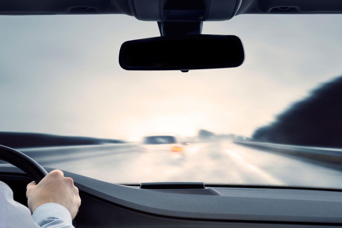 Autobahn Rain Driving