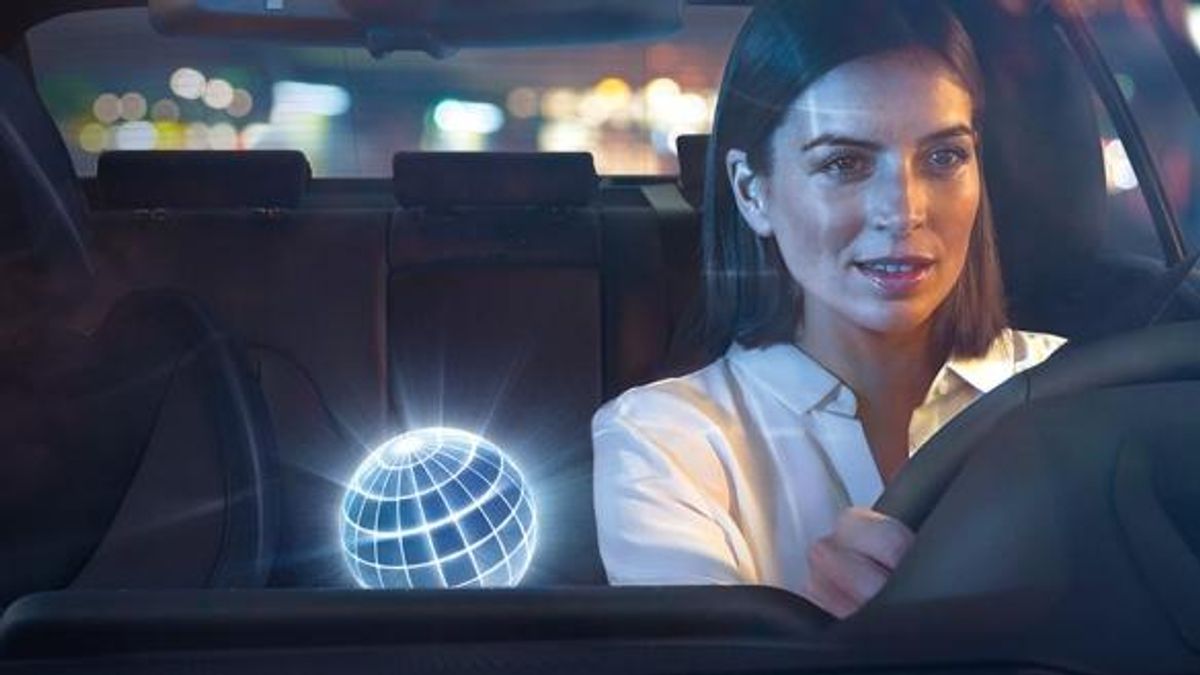 BMW Connected Drive Woman Driving