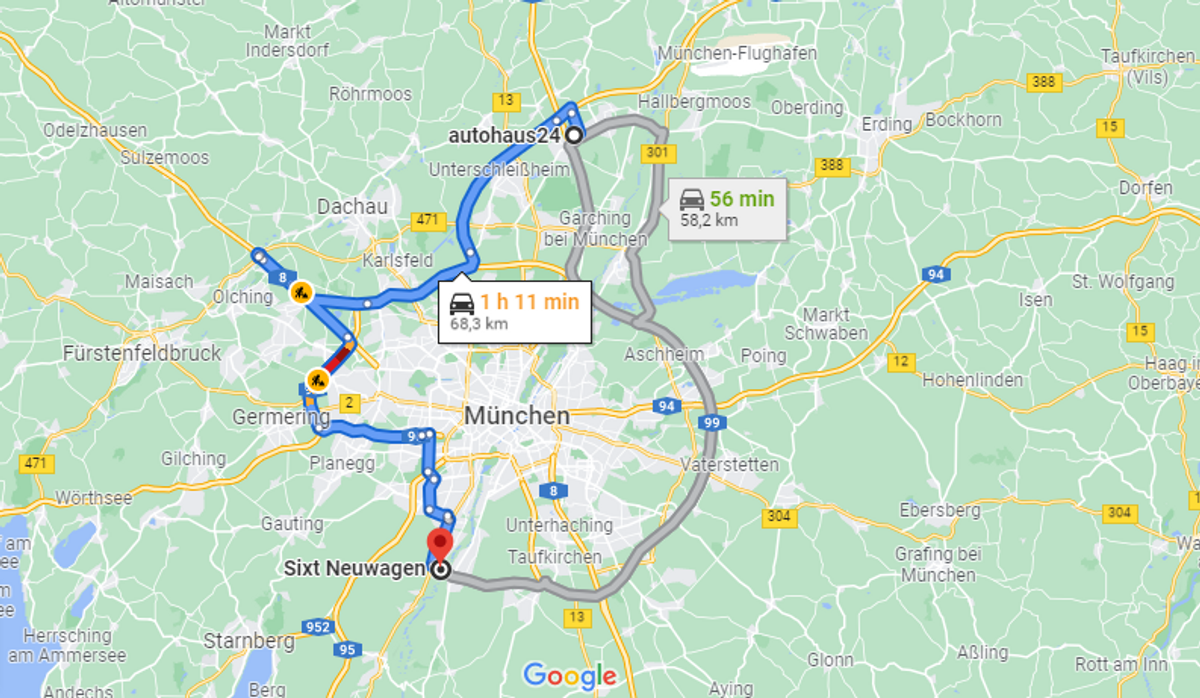 Alle Infos zum Thema Staumelder auf Sixt Neuwagen