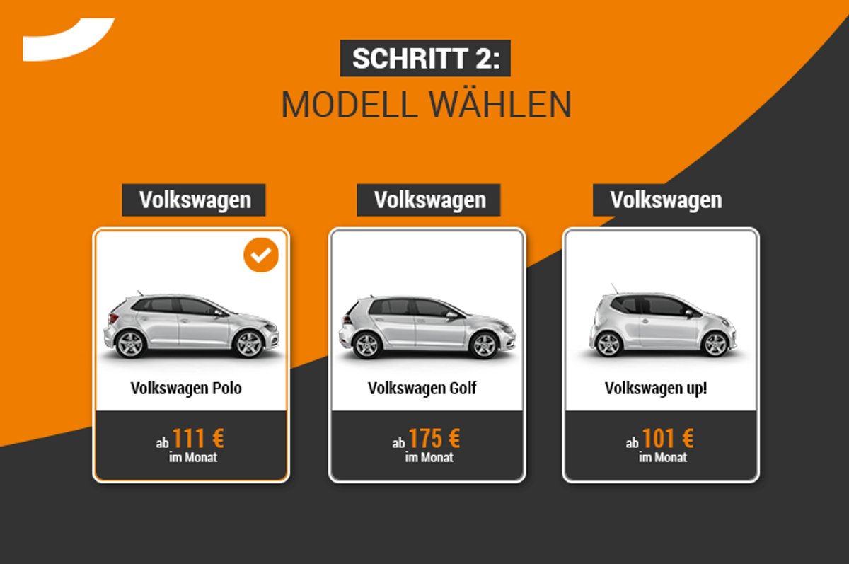 Schritt 2 Neuwagen online kaufen