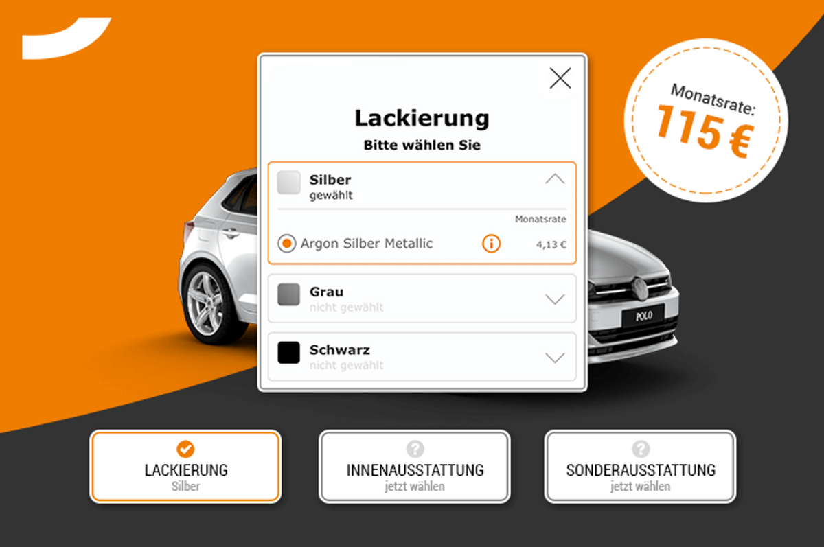 Schritt 4B Neuwagen online kaufen