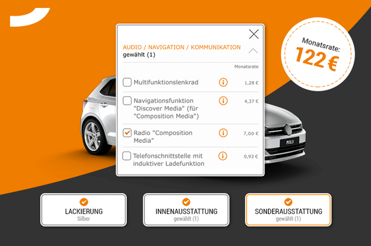 Schritt 5B Neuwagen online kaufen