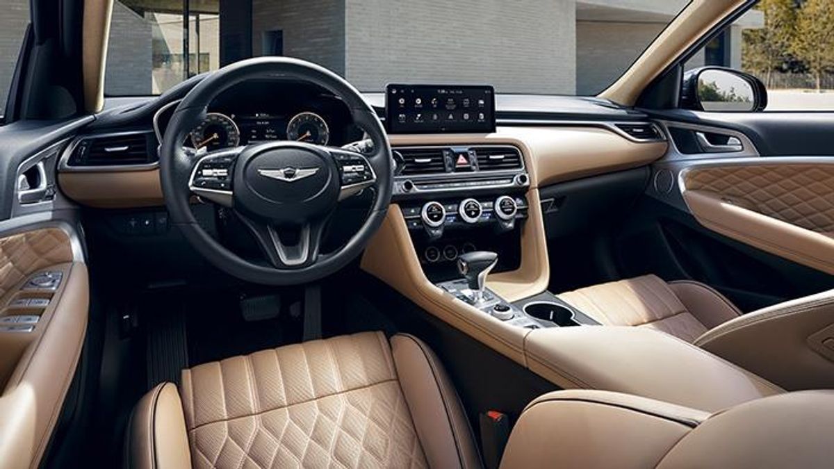 Genesis G70 Innenraum beige
