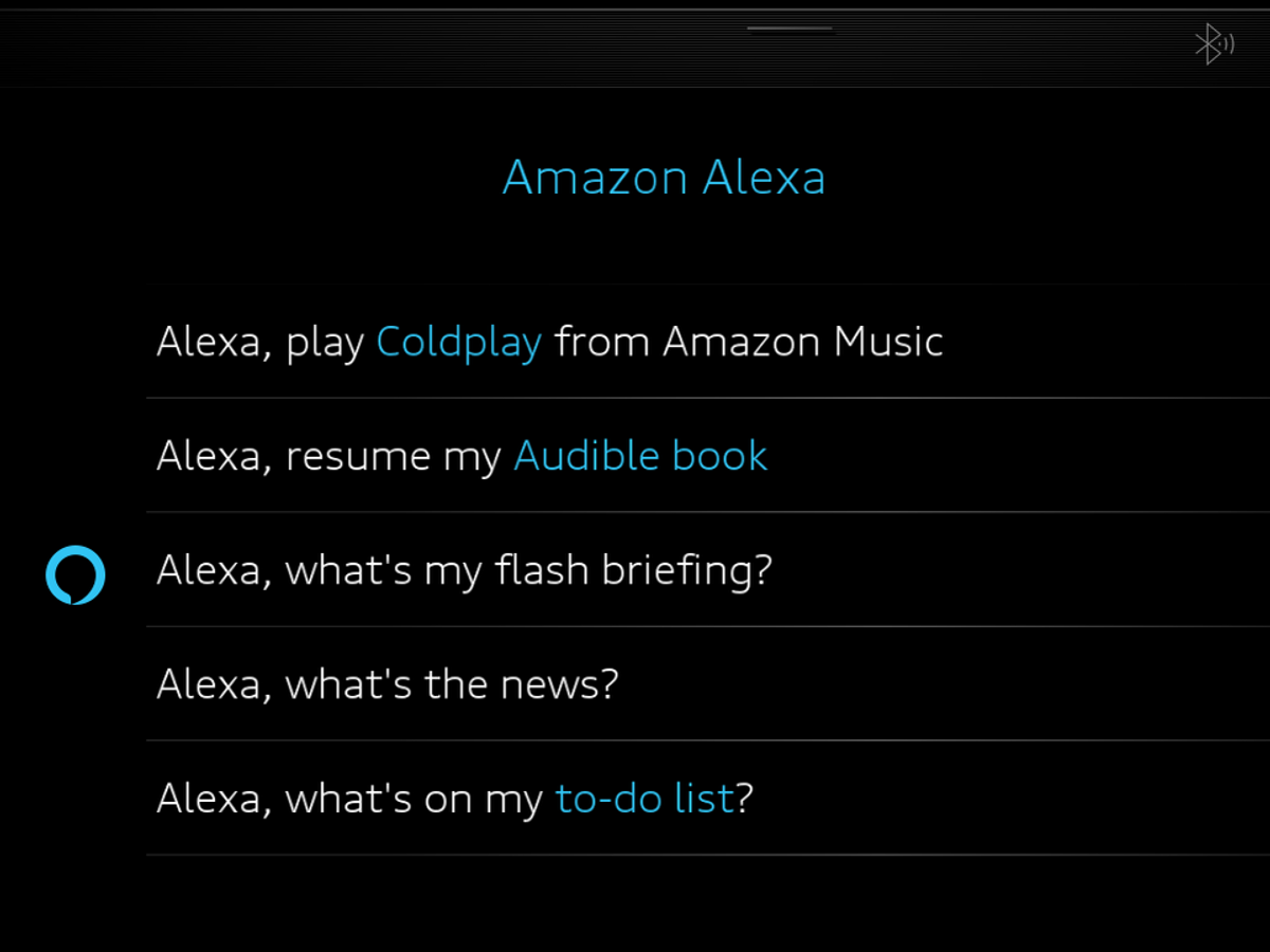 Audi Connect Alexa Funktion Display