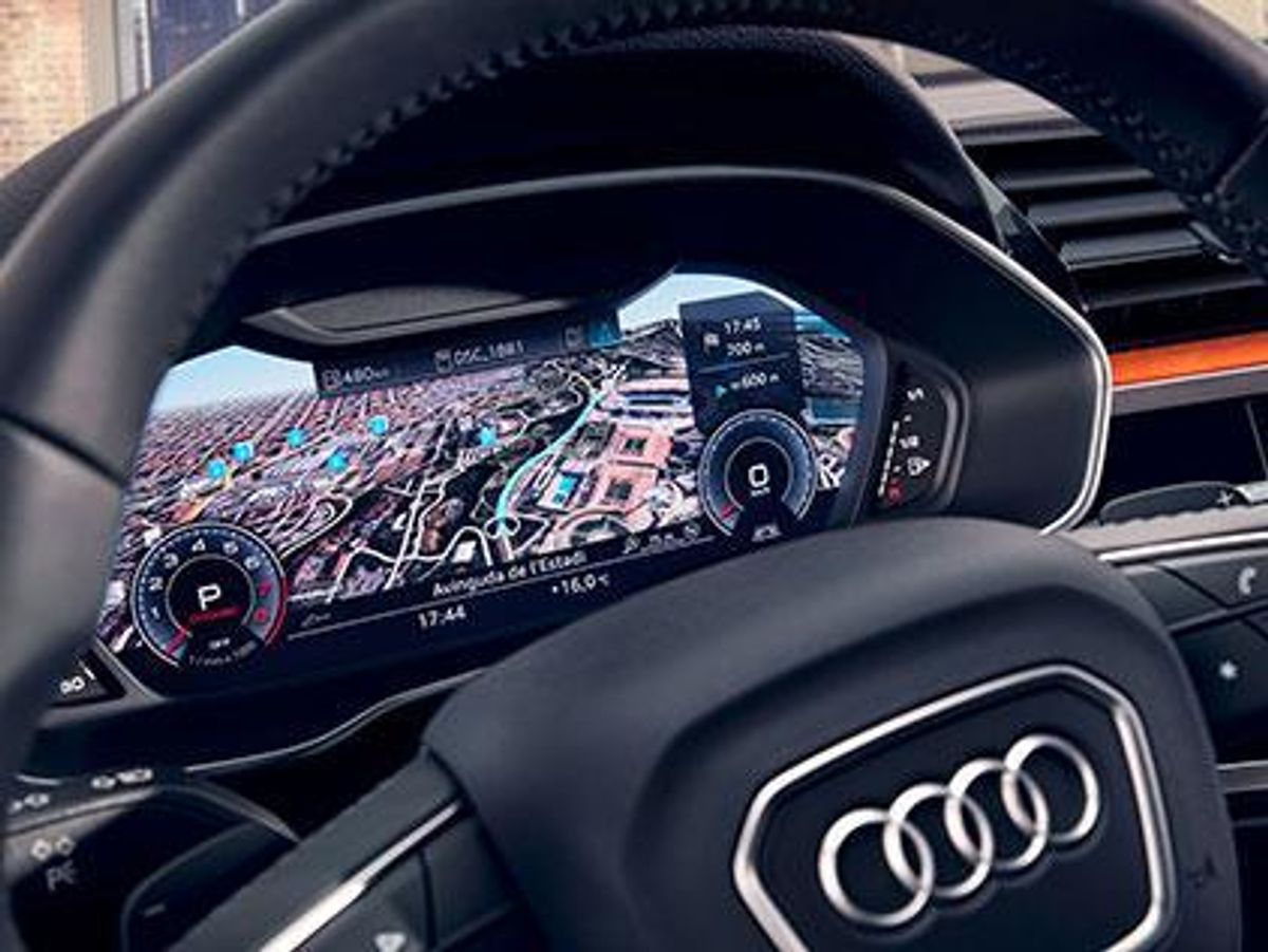 Audi Connect On Street Parking Display 