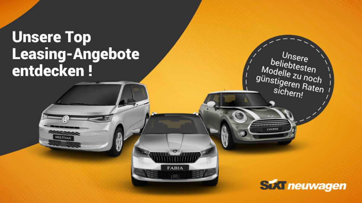 Top Leasing Angebote bei Sixt Neuwagen