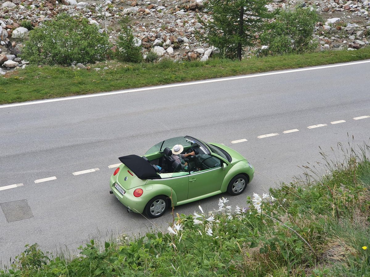 Cabrio fahren VW Beetle